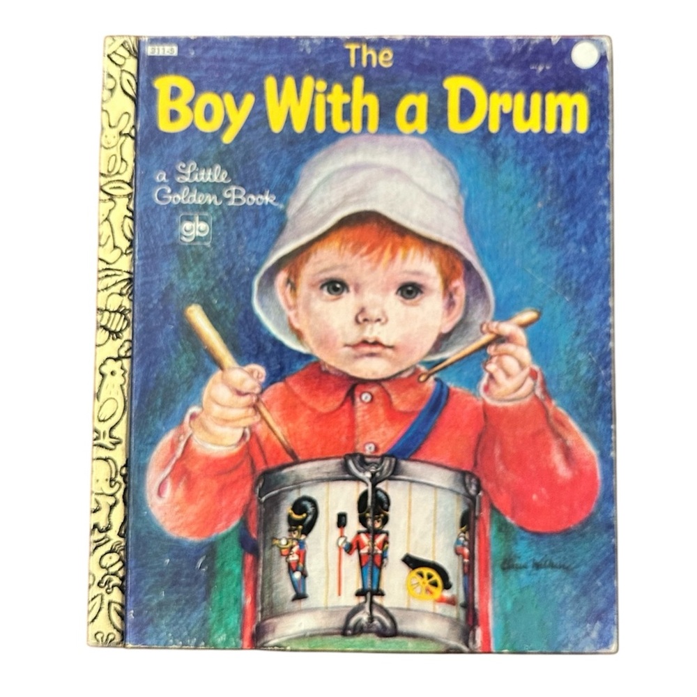 👓3 for $25👓 Vintage Little Golden Book The Boy with a Drum
